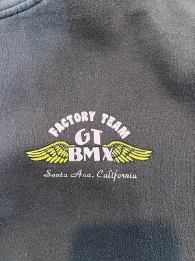 GT BMX Factory Team Black Sweatshirt - Santa Ana, California